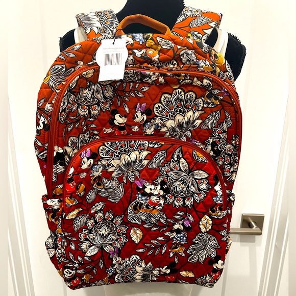 Vera Bradley Disney Essential Large Quilted Backpack NWT - Picture 1 of 14